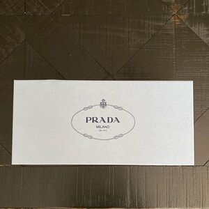 Prada empty shoes box with tissues
